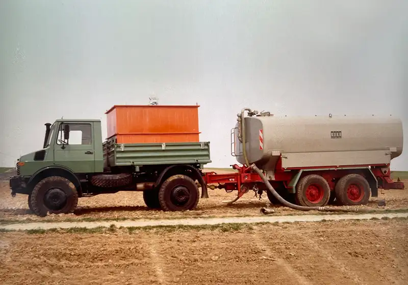 ES Mobile Entwässerungstechnik – Historie 1981: U 1700 mit 12 cbm Tank
