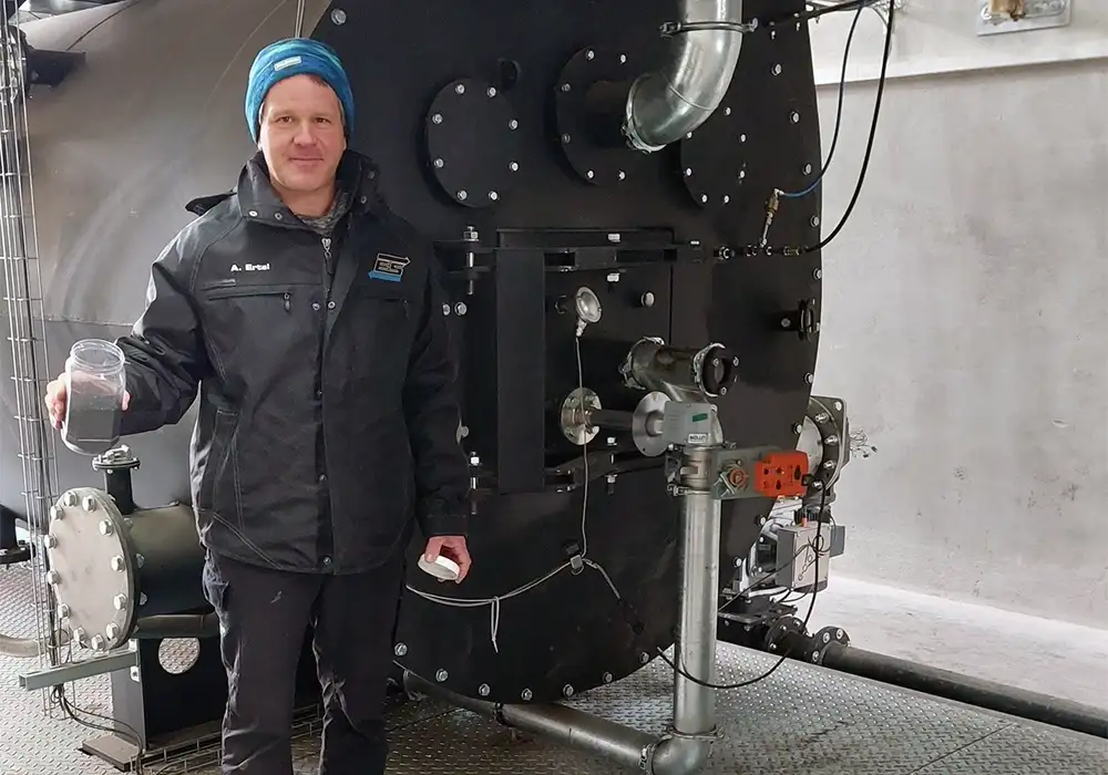 ES Mobile Entwässerungstechnik – Phosphor-Recycling – Pyrolyse-Ofen mit Andreas Ertel